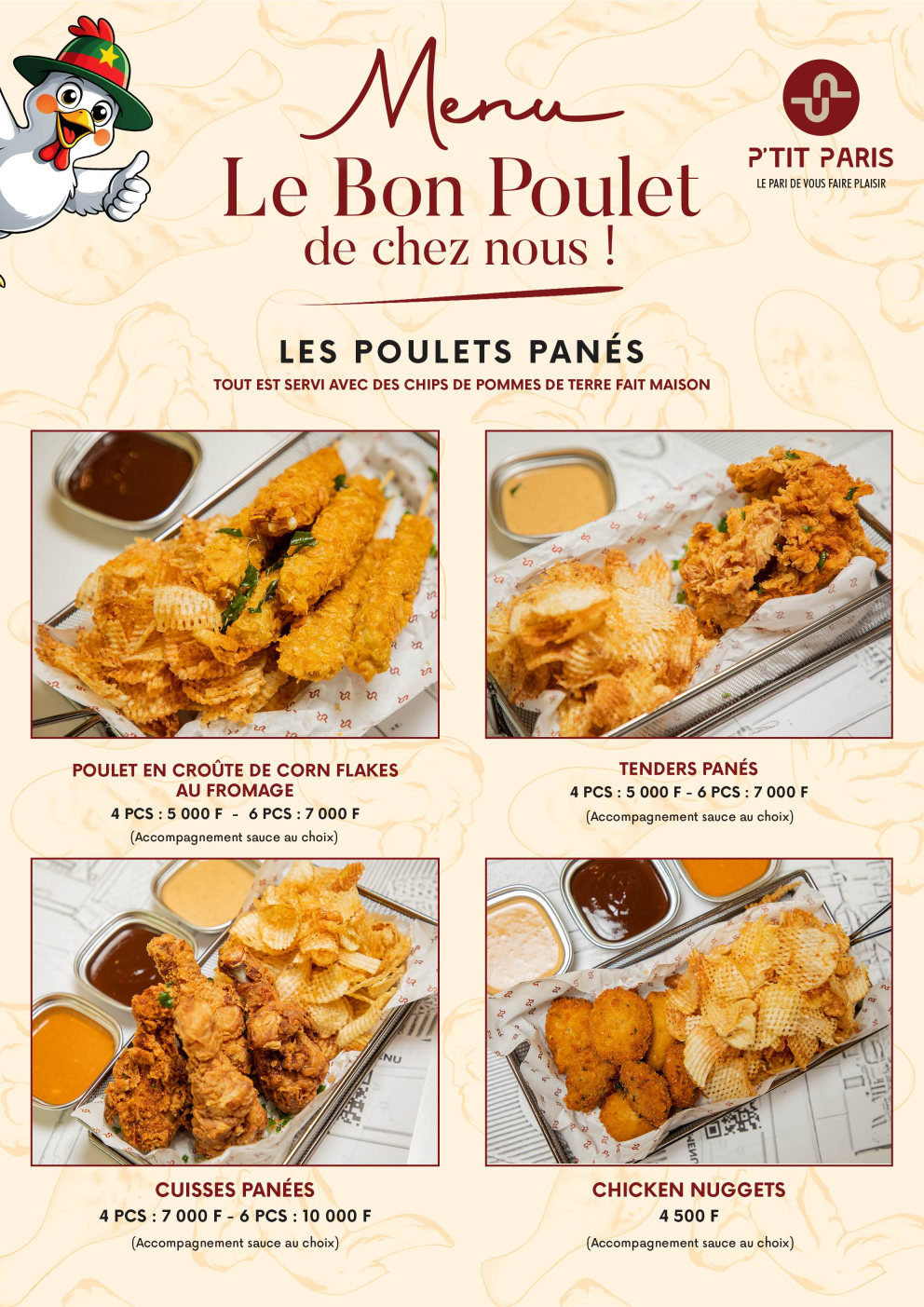 MENU POULET 1